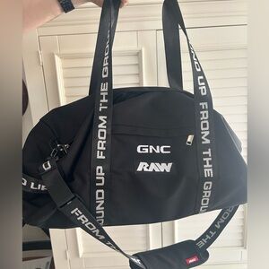 Black GNC- RAW ATHLETICS Duffel Bag